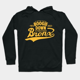 Boogie Down Bronx lettering - 50 years of Hip Hop Hoodie